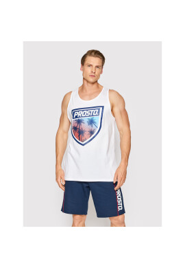PROSTO. Мъжки топ KLASYK Mapal 4031 Бял Regular Fit - Pepit.bg