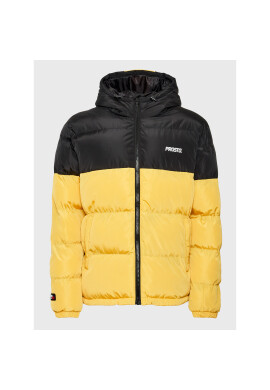 PROSTO. Пухено яке KLASYK Winter Adament Split 1015 Жълт Regular Fit - Pepit.bg
