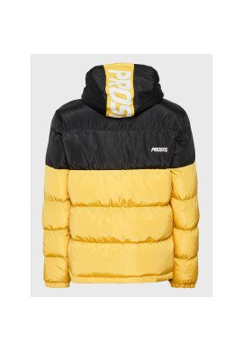 PROSTO. Пухено яке KLASYK Winter Adament Split 1015 Жълт Regular Fit - Pepit.bg