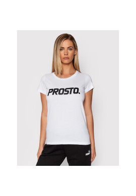 PROSTO. Тишърт KLASYK Classy 1025 Бял Regular Fit - Pepit.bg