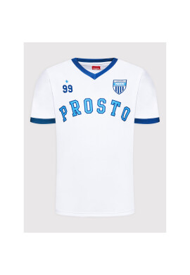 PROSTO. Тишърт KLASYK Galaxy 1253 Бял Regular Fit - Pepit.bg