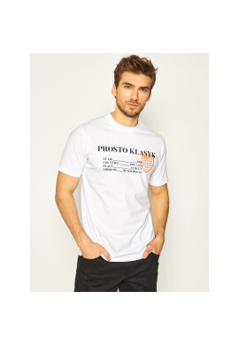 PROSTO. Тишърт KLASYK Gunbox 8594 Бял Regular Fit - Pepit.bg