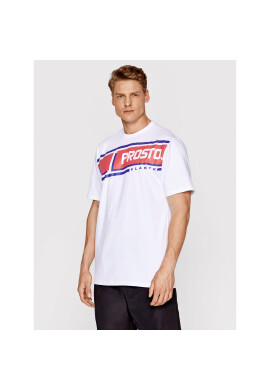 PROSTO. Тишърт KLASYK Hama 1092 Бял Regular Fit - Pepit.bg
