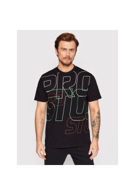 PROSTO. Тишърт KLASYK Huges 1183 Черен Regular Fit - Pepit.bg
