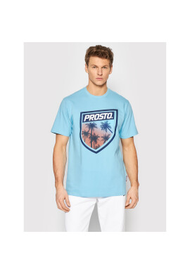 PROSTO. Тишърт KLASYK Lagun 1083 Син Regular Fit - Pepit.bg