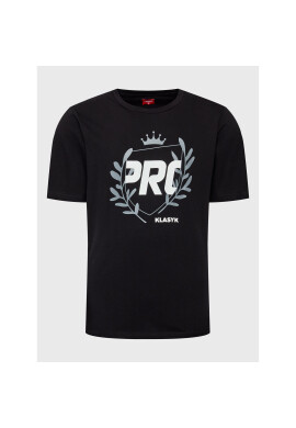 PROSTO. Тишърт KLASYK Laudur 1131 Черен Regular Fit - Pepit.bg