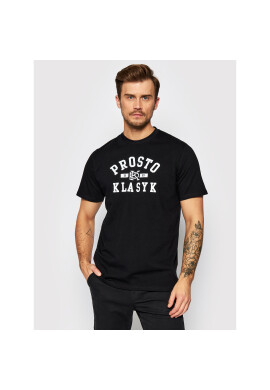 PROSTO. Тишърт KLASYK Monaka 1062 Черен Regular Fit - Pepit.bg