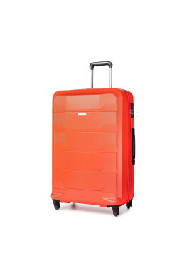 Puccini Голям твърд куфар Milan ABS012A 3 Червен - Pepit.bg