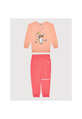 Puma Анцуг PEANUTS Crew Jogger 586953 Оранжев Regular Fit - Pepit.bg