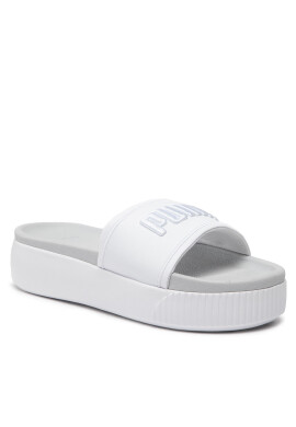 Puma Чехли Platform Slide 384201 02 Бял - Pepit.bg