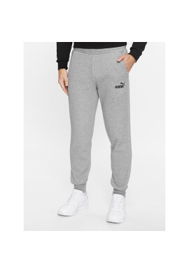 Puma Долнище анцуг Ess Logo 586714 Сив Regular Fit - Pepit.bg