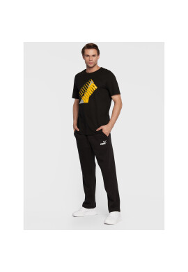 Puma Долнище анцуг Essentials Logo 586718 Черен Regular Fit - Pepit.bg