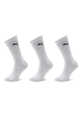 Puma Комплект 3 чифта дълги чорапи мъжки 907940 02 Бял - Pepit.bg