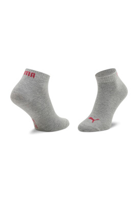 Puma Комплект 3 чифта къси чорапи дамски 906978 16 Сив - Pepit.bg