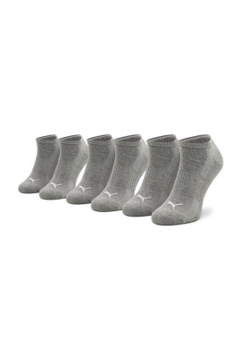 Puma Комплект 3 чифта къси чорапи унисекс 907942 03 Сив - Pepit.bg