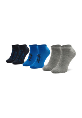 Puma Комплект 3 чифта къси чорапи унисекс 907988 03 Сив - Pepit.bg