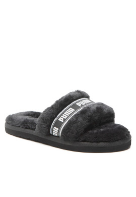 Puma Пантофи Fluff 384937 01 Черен - Pepit.bg