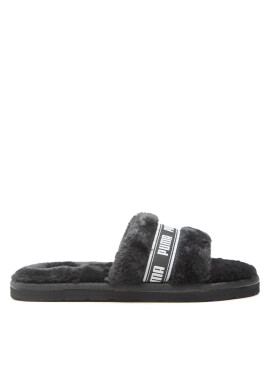 Puma Пантофи Fluff 384937 01 Черен - Pepit.bg