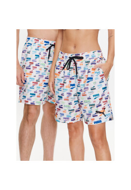 Puma Плувни шорти 938055 Бял Regular Fit - Pepit.bg