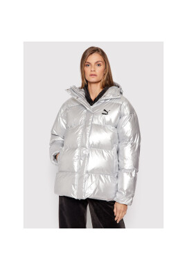 Puma Пухено яке Classics 589584 Сребрист Oversize - Pepit.bg