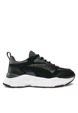 Puma Сникърси Cassia Laser Cut 389298 02 Черен - Pepit.bg