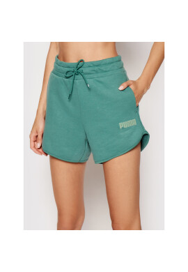 Puma Спортни шорти Modern Basics 587842 Зелен Regular Fit - Pepit.bg