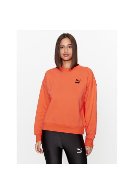 Puma Суитшърт Classics 621408 Оранжев Oversize - Pepit.bg