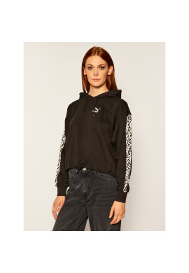 Puma Суитшърт Classics Cropped 598749 Черен Oversize - Pepit.bg
