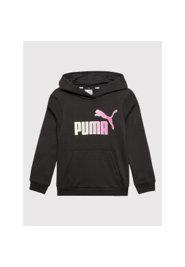 Puma Суитшърт Essentials+ Bleach Logo 846958 Черен Regular Fit - Pepit.bg