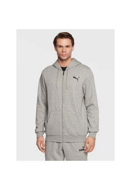 Puma Суитшърт Essentials Small Logo 586702 Сив Regular Fit - Pepit.bg