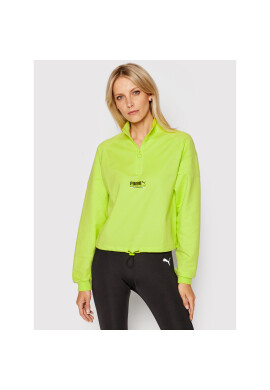 Puma Суитшърт Half Zip 597748 Зелен Regular Fit - Pepit.bg