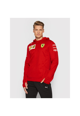 Puma Суитшърт Team Tech Fleece 763035 Червен Regular Fit - Pepit.bg