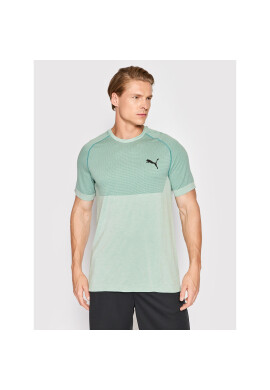 Puma Тениска от техническо трико Evoknit Rtg Basic 585828 Син Slim Fit - Pepit.bg