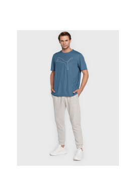 Puma Тениска от техническо трико Performance Cat 520491 Син Regular Fit - Pepit.bg