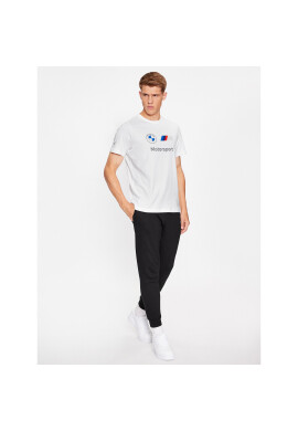 Puma Тишърт Bmw Mms Ess Logo 621314 Бял Regular Fit - Pepit.bg