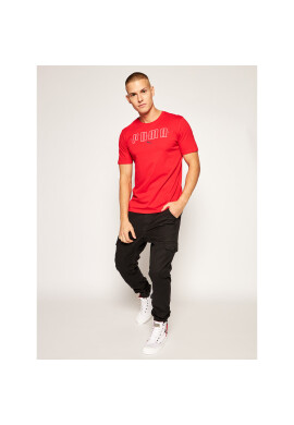 Puma Тишърт Brand Tee 584509 Червен Regular Fit - Pepit.bg