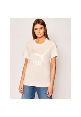 Puma Тишърт Classics Logo Tee 595514 Розов Regular Fit - Pepit.bg