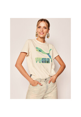Puma Тишърт Csm Logo 597274 Бежов Regular Fit - Pepit.bg
