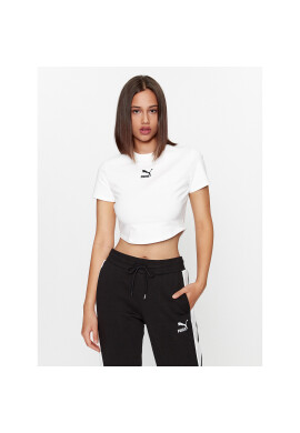 Puma Тишърт Dare To 621435 Бял Slim Fit - Pepit.bg
