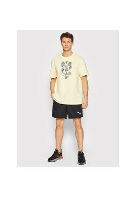 Puma Тишърт Downtown Graphic 533673 Жълт Regular Fit - Pepit.bg