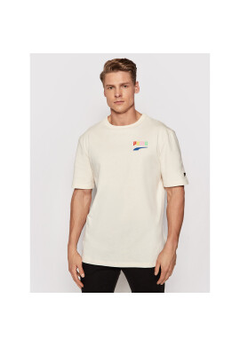 Puma Тишърт Downtown Graphic Tee 530899 Жълт Regular Fit - Pepit.bg