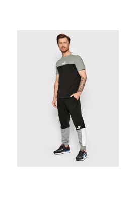 Puma Тишърт Ess+Block 847426 Черен Regular Fit - Pepit.bg