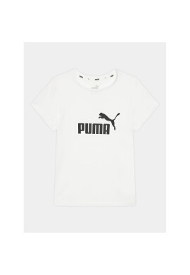 Puma Тишърт Ess Logo 587029 Бял Regular Fit - Pepit.bg