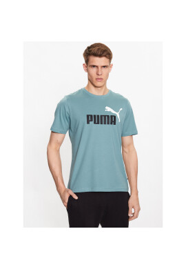 Puma Тишърт Essentials+ 2 Col Logo 586759 Зелен Regular Fit - Pepit.bg