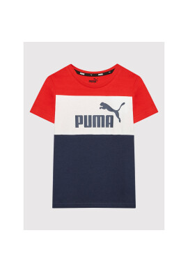 Puma Тишърт Essentials+ Colour Blocked 846127 Червен Regular Fit - Pepit.bg
