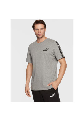 Puma Тишърт Essentials+ Tape 847382 Сив Regular Fit - Pepit.bg
