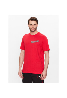 Puma Тишърт Ferrari Race Graphic 538171 Червен Regular Fit - Pepit.bg