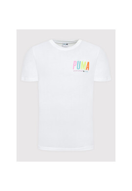 Puma Тишърт Graphic 533623 Бял Regular Fit - Pepit.bg