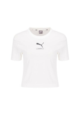Puma Тишърт Nu-Tility 581377 Бял Slim Fit - Pepit.bg