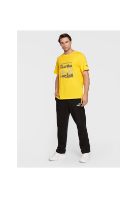 Puma Тишърт Pl Graphic 534832 Жълт Regular Fit - Pepit.bg